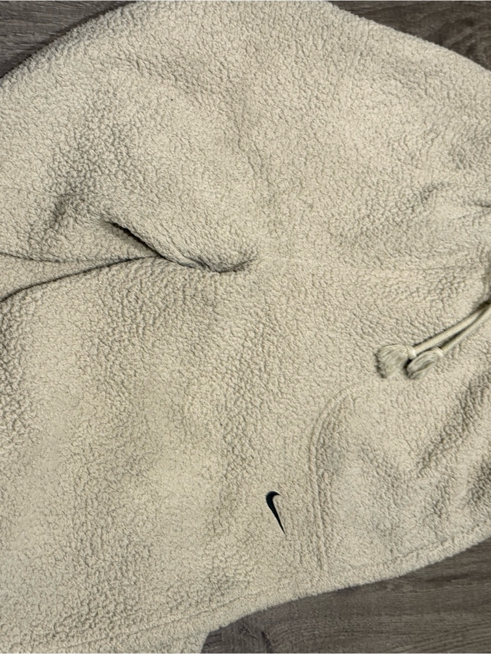 Nike Mens Cream Sherpa Jogger Pants image 3